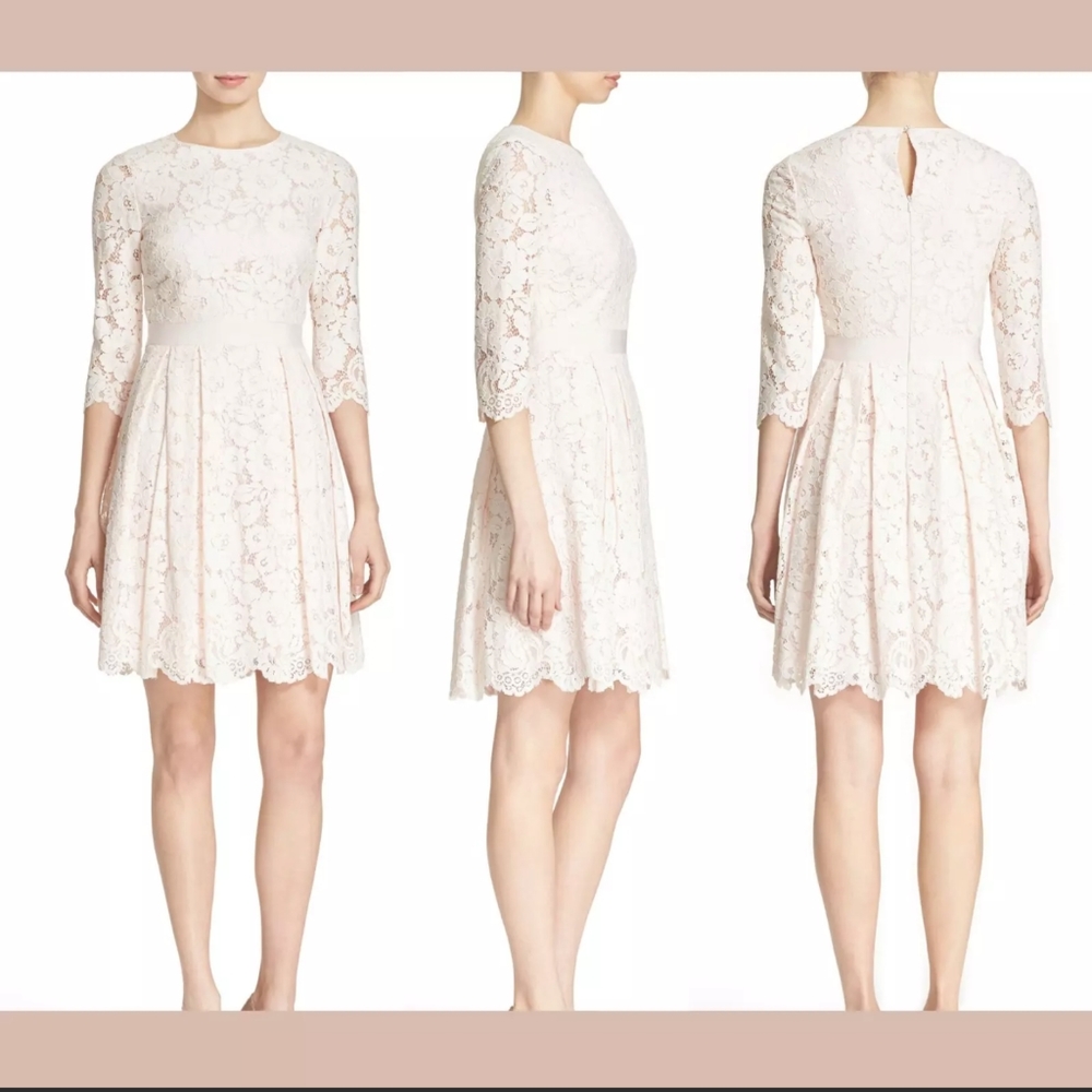 Ted Baker light pink lace ameeya dress